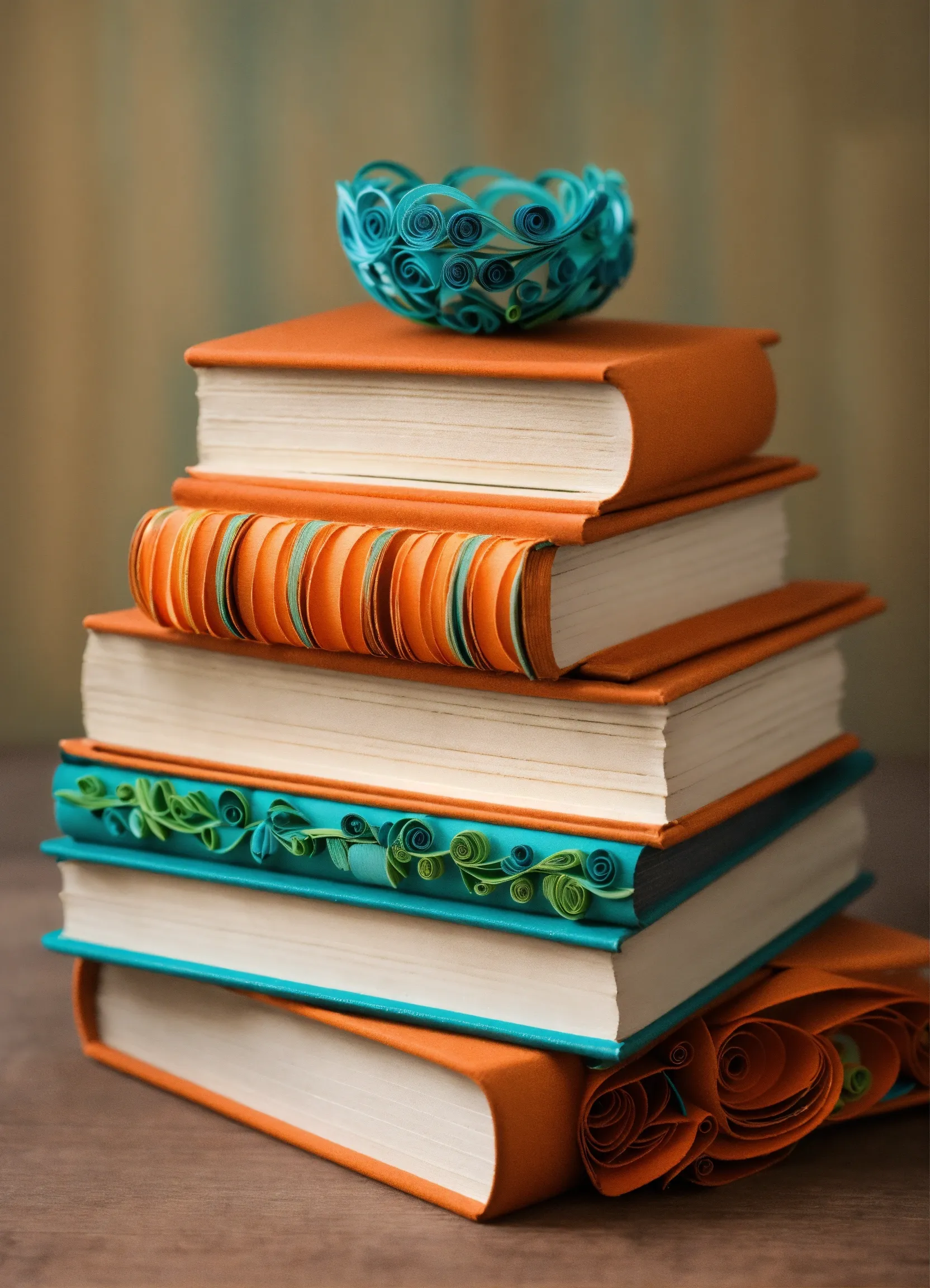 Mixed media kunstwerk met textuur en diepte